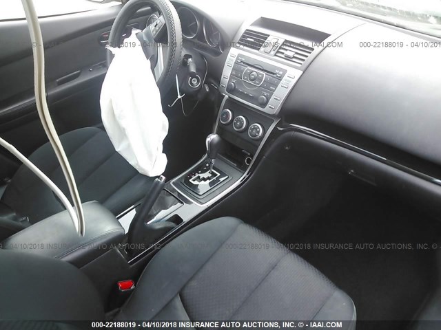 1YVHZ8EH3D5M08162 - 2013 MAZDA 6 TOURING PLUS WHITE photo 5