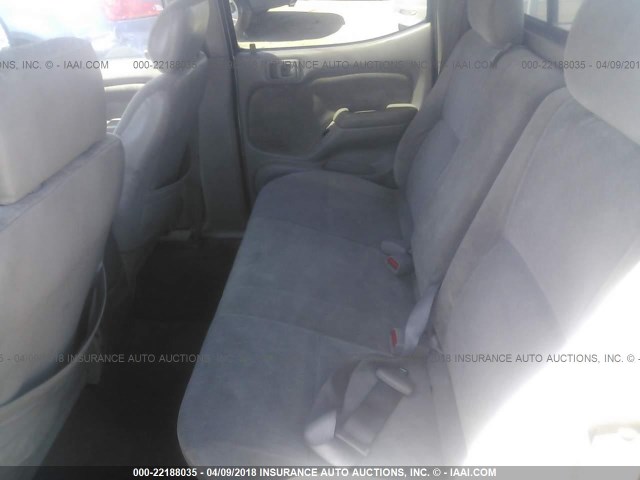 5TEHN72N91Z798571 - 2001 TOYOTA TACOMA DOUBLE CAB 银色 照片 8