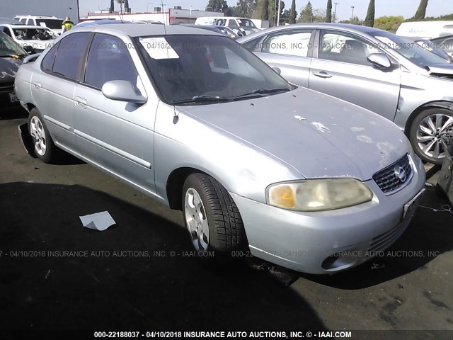 3N1CB51D63L703912 - 2003 NISSAN SENTRA XE/GXE SILVER photo 1