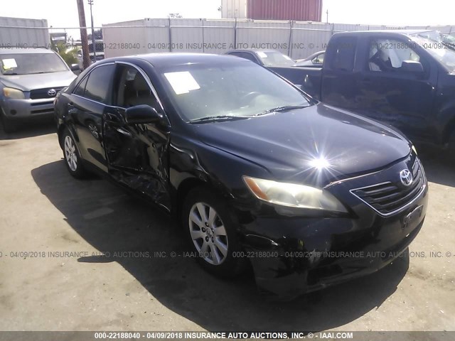 4T1BK46KX7U526153 - 2007 TOYOTA CAMRY NEW GENERAT LE/XLE/SE BLACK photo 1