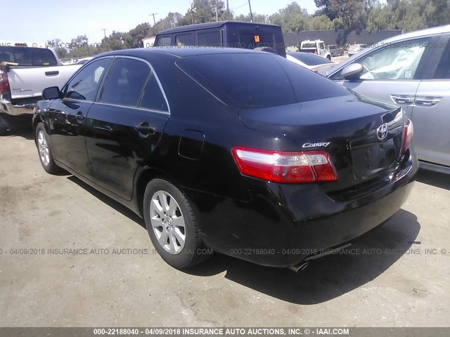 4T1BK46KX7U526153 - 2007 TOYOTA CAMRY NEW GENERAT LE/XLE/SE BLACK photo 3