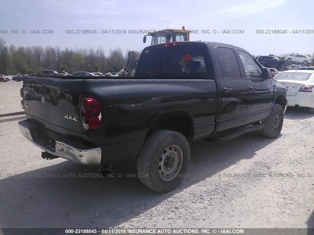 3D7KS28L79G551151 - 2009 DODGE RAM 2500 BLACK photo 4