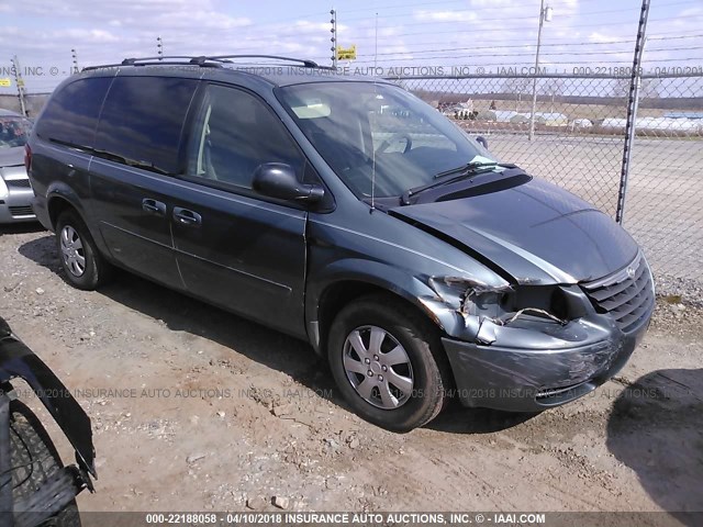 2A4GP44R96R756185 - 2006 CHRYSLER TOWN & COUNTRY LX BLUE photo 1