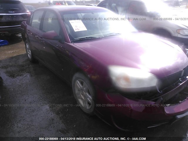 1G1ZT58F37F104275 - 2007 CHEVROLET MALIBU LT BURGUNDY photo 1