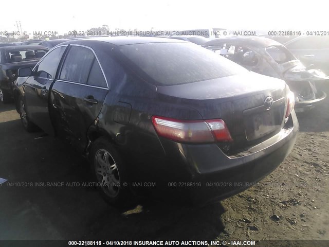 4T1BE46K07U136573 - 2007 TOYOTA CAMRY NEW GENERAT CE/LE/XLE/SE BLACK photo 3