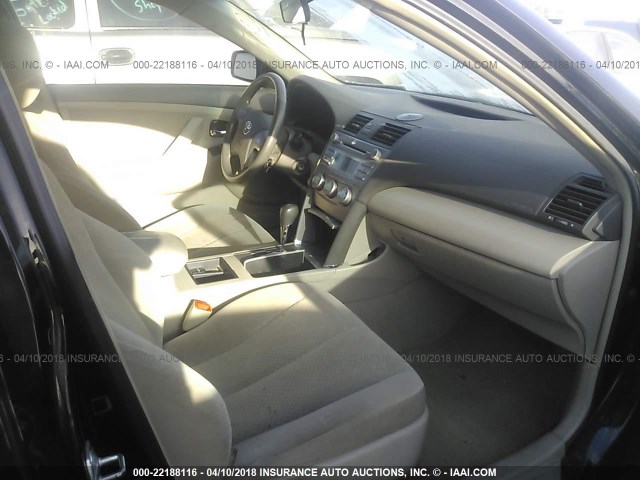 4T1BE46K07U136573 - 2007 TOYOTA CAMRY NEW GENERAT CE/LE/XLE/SE BLACK photo 5