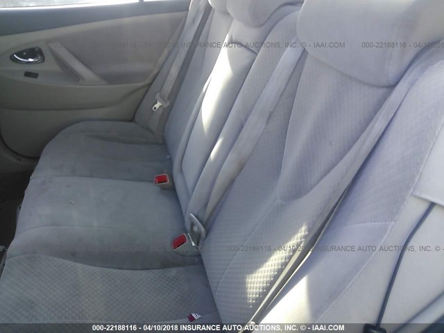 4T1BE46K07U136573 - 2007 TOYOTA CAMRY NEW GENERAT CE/LE/XLE/SE BLACK photo 8