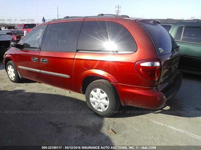 1D4GP24R54B554999 - 2004 DODGE GRAND CARAVAN SE MAROON photo 3