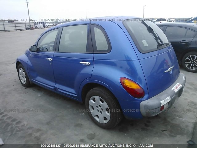 3C4FY48B53T532092 - 2003 CHRYSLER PT CRUISER CLASSIC BLUE photo 3