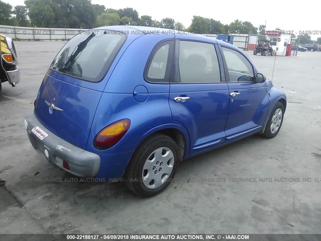 3C4FY48B53T532092 - 2003 CHRYSLER PT CRUISER CLASSIC BLUE photo 4