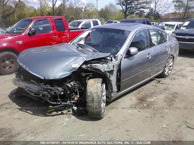 JNKAY01F86M263434 - 2006 INFINITI M35 SPORT GRAY photo 2