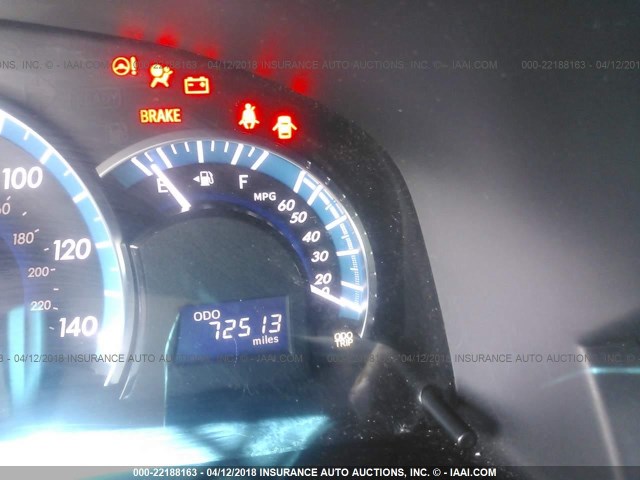 4T1BD1FK5CU014769 - 2012 TOYOTA CAMRY HYBRID/LE/XLE 红色 照片 7