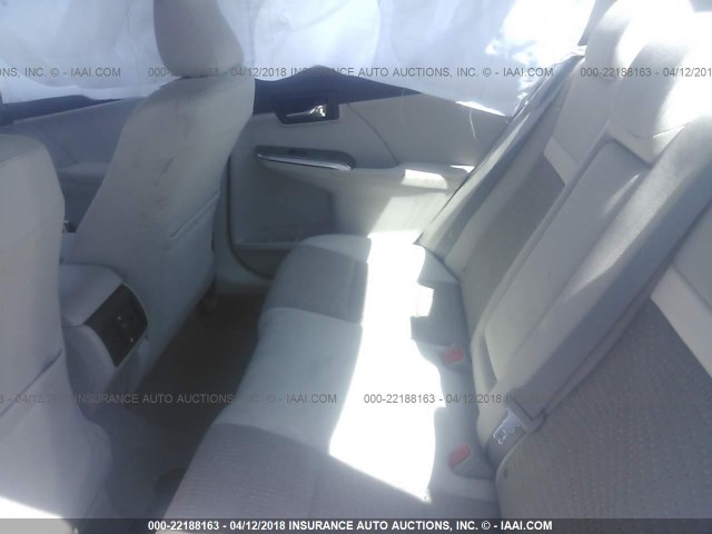 4T1BD1FK5CU014769 - 2012 TOYOTA CAMRY HYBRID/LE/XLE 红色 照片 8