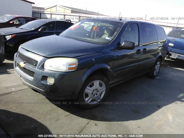 1GNDV23L66D173082 - 2006 CHEVROLET UPLANDER LS BLUE photo 2
