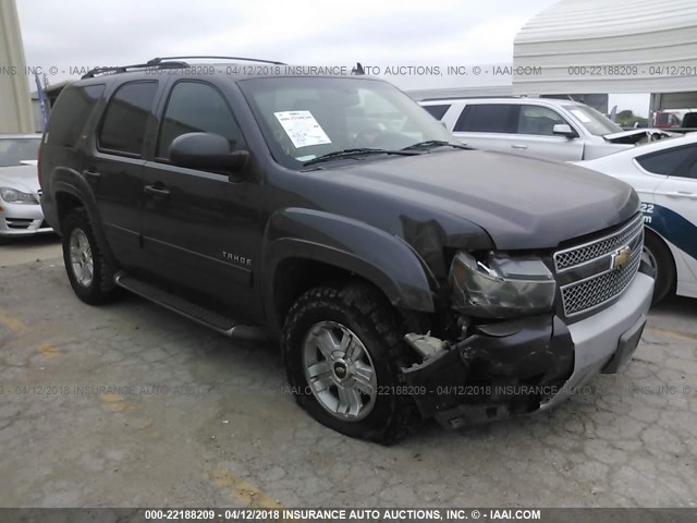 1GNUKBE02AR282274 - 2010 CHEVROLET TAHOE K1500 LT BLACK photo 1