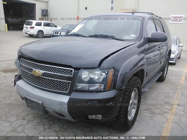 1GNUKBE02AR282274 - 2010 CHEVROLET TAHOE K1500 LT BLACK photo 2