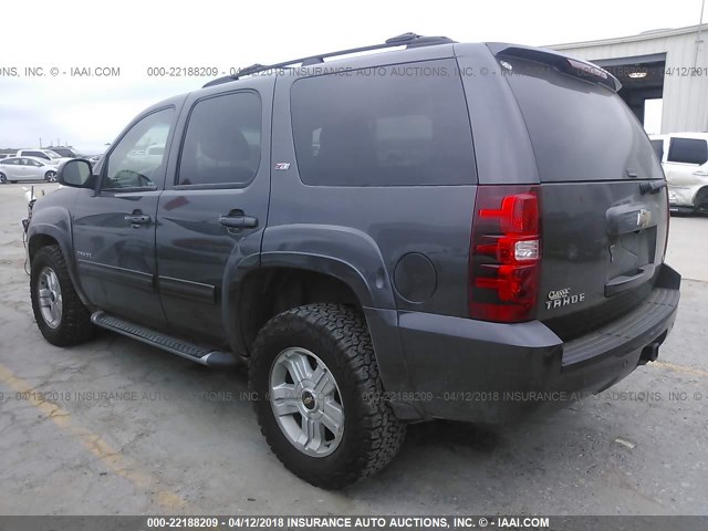 1GNUKBE02AR282274 - 2010 CHEVROLET TAHOE K1500 LT BLACK photo 3