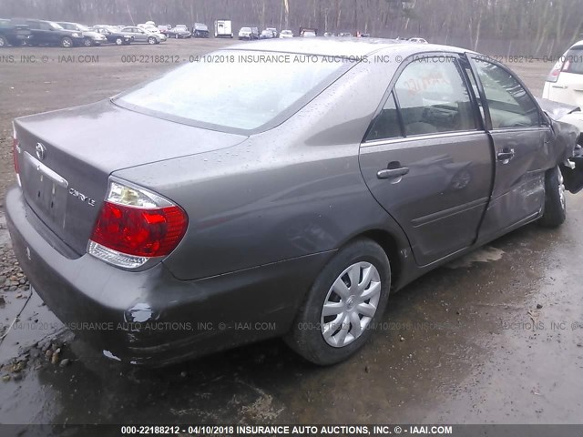 4T1BE32K26U705728 - 2006 TOYOTA CAMRY LE/XLE/SE GRAY photo 4