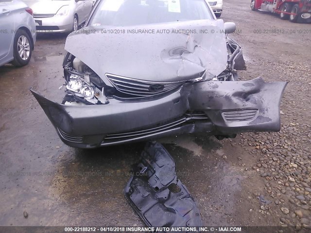 4T1BE32K26U705728 - 2006 TOYOTA CAMRY LE/XLE/SE GRAY photo 6