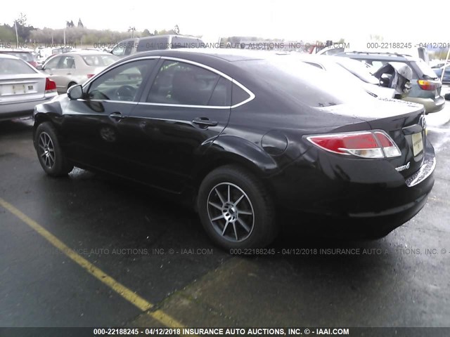 1YVHZ8BH6A5M25733 - 2010 MAZDA 6 I BLACK photo 3