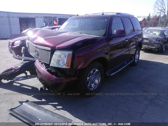 1GYEK63N33R232810 - 2003 CADILLAC ESCALADE LUXURY RED photo 2