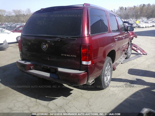 1GYEK63N33R232810 - 2003 CADILLAC ESCALADE LUXURY Qırmızı foto 4