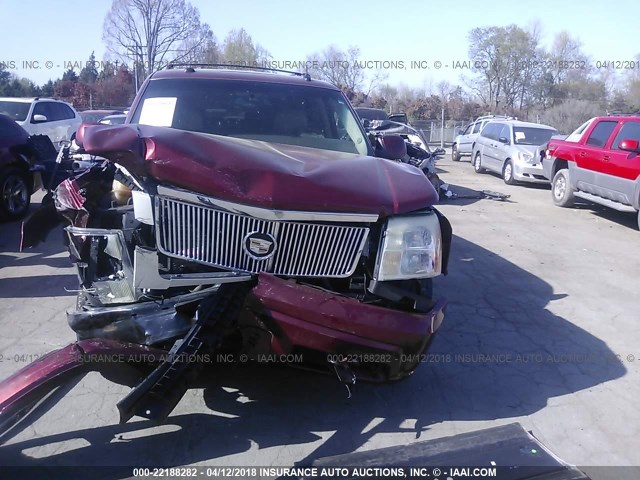 1GYEK63N33R232810 - 2003 CADILLAC ESCALADE LUXURY RED photo 6