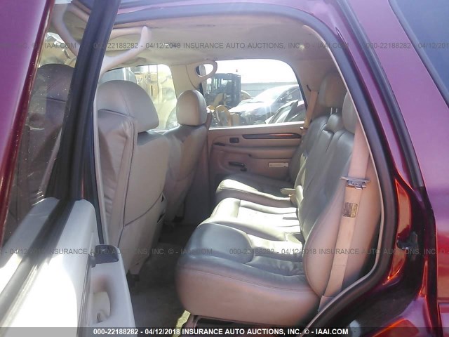 1GYEK63N33R232810 - 2003 CADILLAC ESCALADE LUXURY RED photo 8