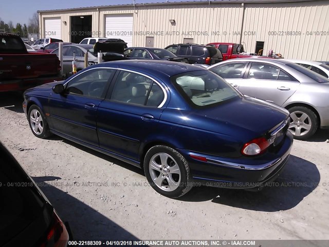 SAJEA51C02WC19991 - 2002 JAGUAR X-TYPE 3.0 BLUE photo 3