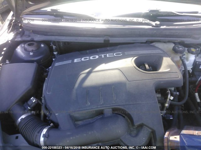 1G1ZB5EB7A4126304 - 2010 CHEVROLET MALIBU LS 灰色 照片 10