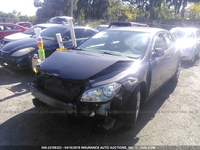 1G1ZB5EB7A4126304 - 2010 CHEVROLET MALIBU LS 灰色 照片 2