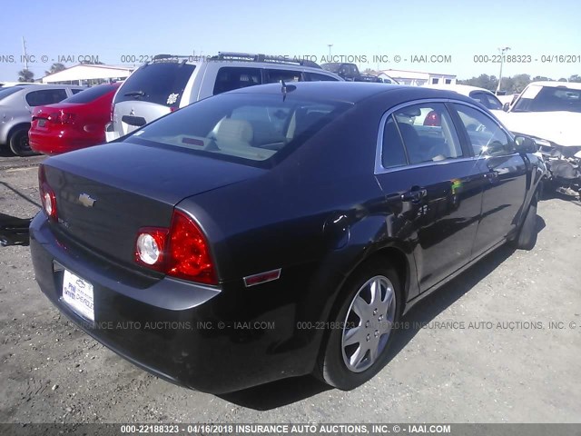 1G1ZB5EB7A4126304 - 2010 CHEVROLET MALIBU LS 灰色 照片 4