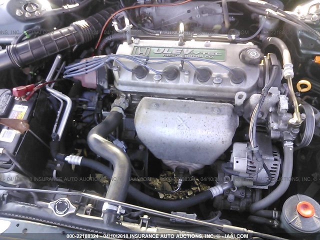 JHMCG6692YC029798 - 2000 HONDA ACCORD SE GREEN photo 10