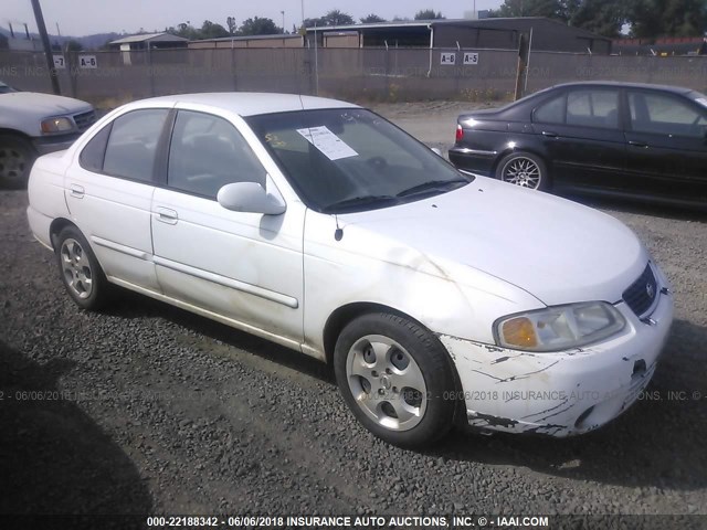 3N1CB51D23L699504 - 2003 NISSAN SENTRA XE/GXE WHITE photo 1