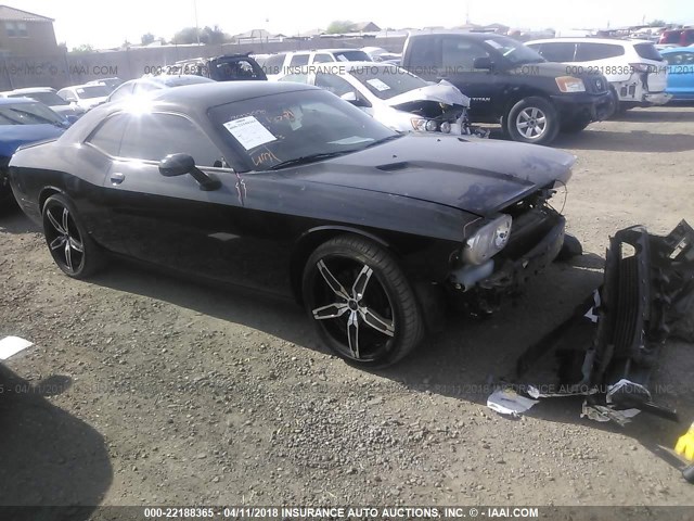 2C3CDYAG8DH615445 - 2013 DODGE CHALLENGER SXT BLACK photo 1