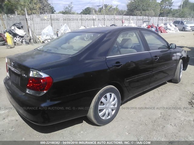 JTDBE32K663050984 - 2006 TOYOTA CAMRY LE/XLE BLACK photo 4