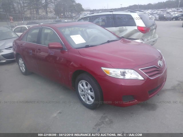 4T1BF3EK5AU105514 - 2010 TOYOTA CAMRY SE/LE/XLE RED photo 1