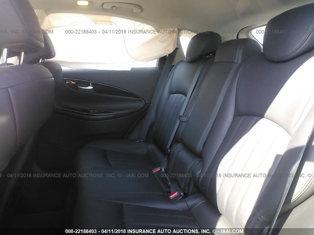 JN1BJ0RR8GM265990 - 2016 INFINITI QX50 BURGUNDY photo 8