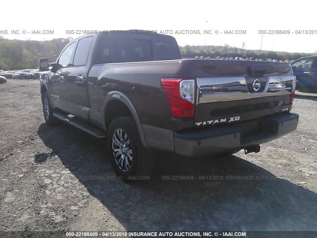 1N6BA1F43GN500041 - 2016 NISSAN TITAN XD SL/PRO-4X/PLAT RESERVE RED photo 3