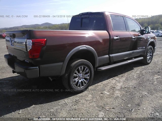 1N6BA1F43GN500041 - 2016 NISSAN TITAN XD SL/PRO-4X/PLAT RESERVE RED photo 4