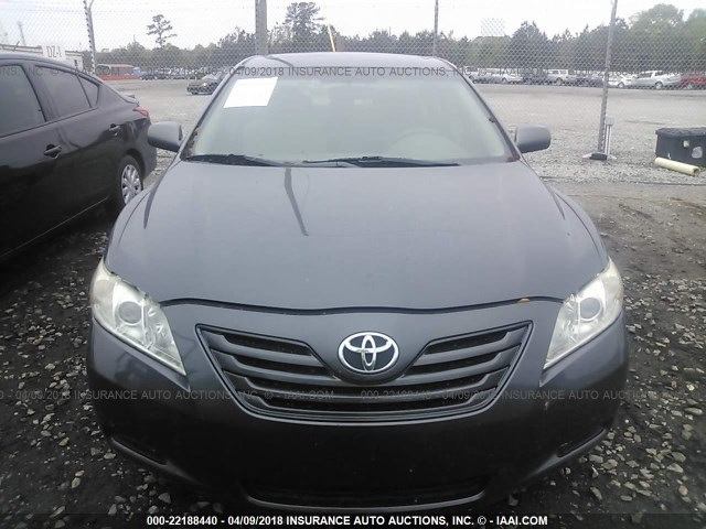 4T1BE46K89U406264 - 2009 TOYOTA CAMRY SE/LE/XLE GRAY photo 6