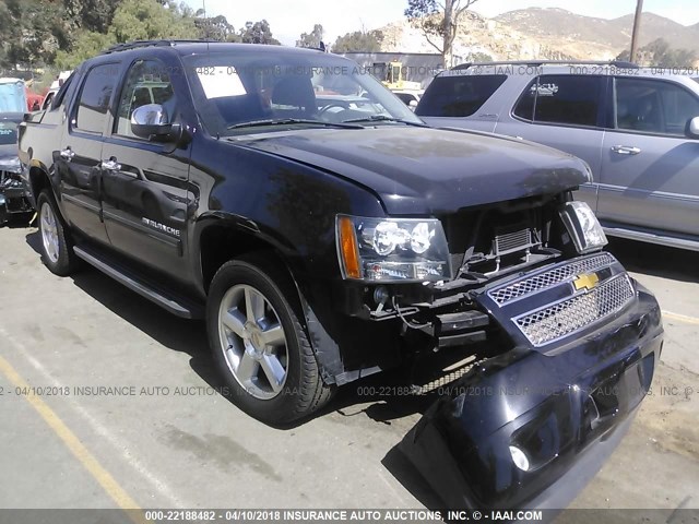 3GNMCEE06DG151593 - 2013 CHEVROLET AVALANCHE LS BLACK photo 1