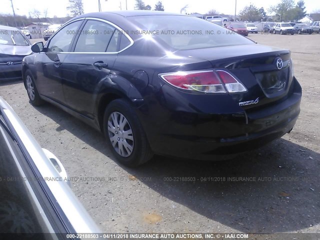 1YVHZ8BH8A5M02454 - 2010 MAZDA 6 I BLACK photo 3