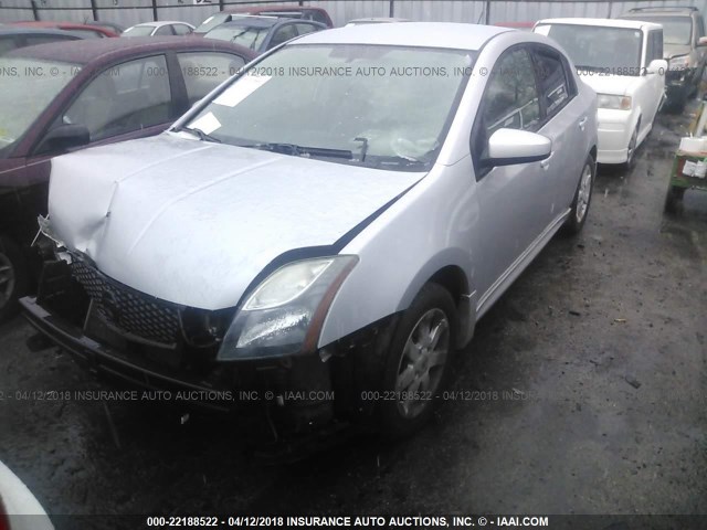 3N1AB6AP7AL721288 - 2010 NISSAN SENTRA 2.0/2.0S/SR/2.0SL SILVER photo 2