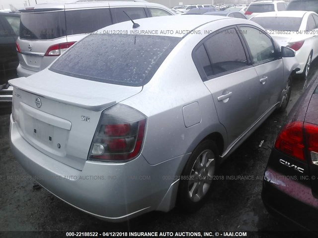 3N1AB6AP7AL721288 - 2010 NISSAN SENTRA 2.0/2.0S/SR/2.0SL SILVER photo 4