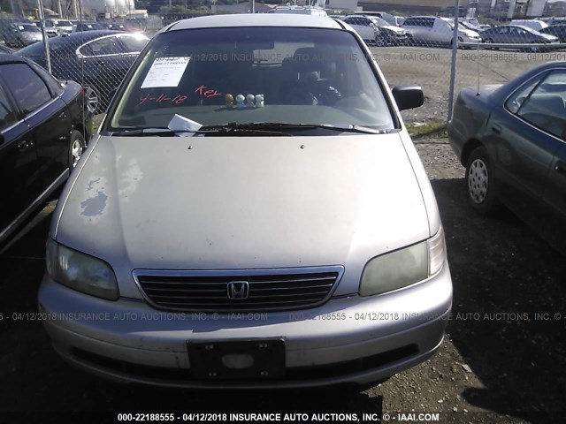 JHMRA1863VC015549 - 1997 HONDA ODYSSEY LX SILVER photo 6