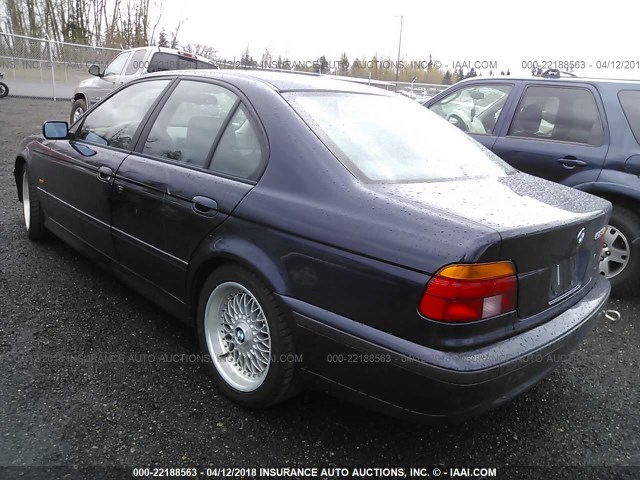 WBADM6349YGU20525 - 2000 BMW 528 I AUTOMATIC BLUE photo 3