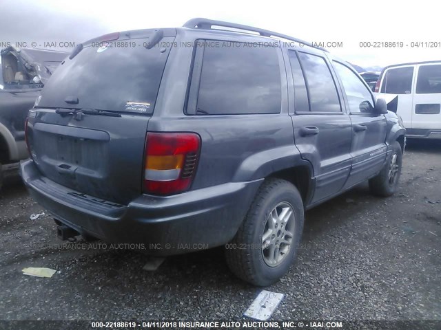 1J4GW48S14C257225 - 2004 JEEP GRAND CHEROKEE LAREDO/COLUMBIA/FREEDOM 灰色 照片 4