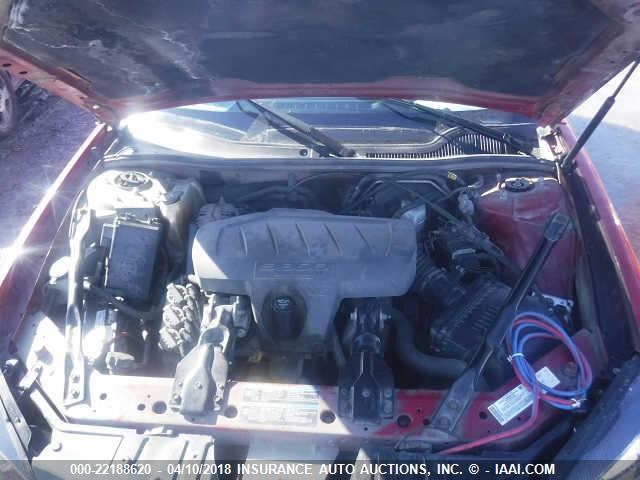 2G2WP552061254127 - 2006 PONTIAC GRAND PRIX SILVER photo 10