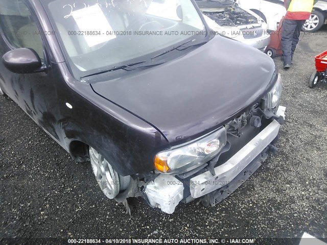 JN8AZ28R59T105349 - 2009 NISSAN CUBE S/SL PURPLE photo 6